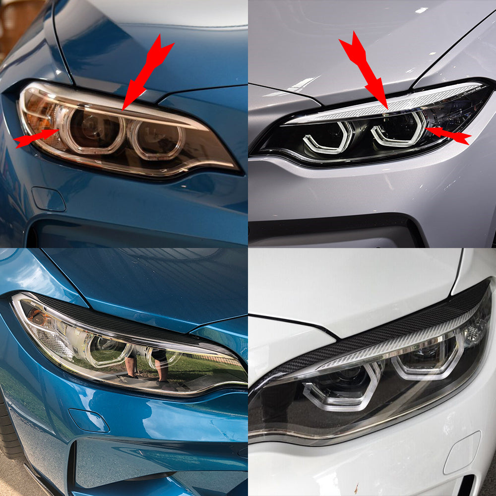 BMW 2 Series F22 F23 F87 M2 Dry Carbon Fibre Eye Lid