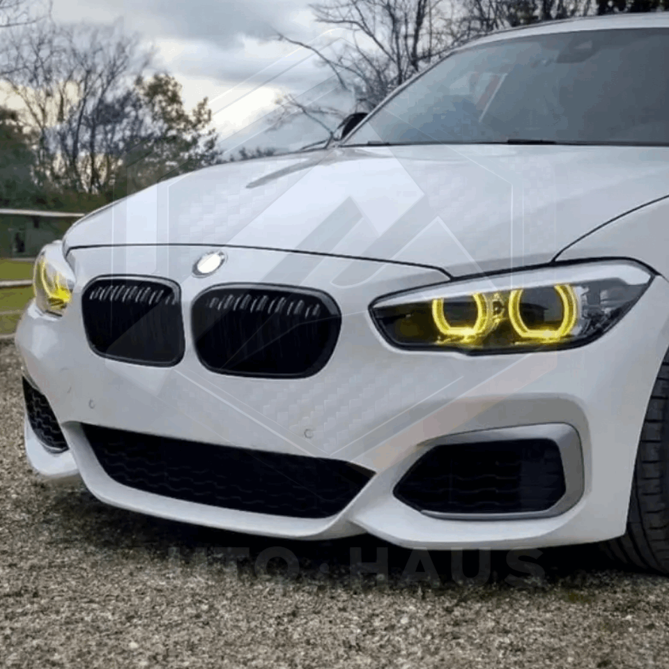 BMW F20 F21 1 Series LCI CSL Yellow DRL Boards 2016-18 (LED Headlights)