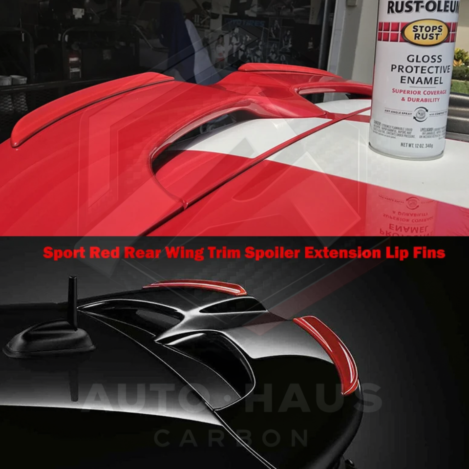 Mini Cooper F55 F56 JCW Rear Spoiler Lip Extensions 2014 on