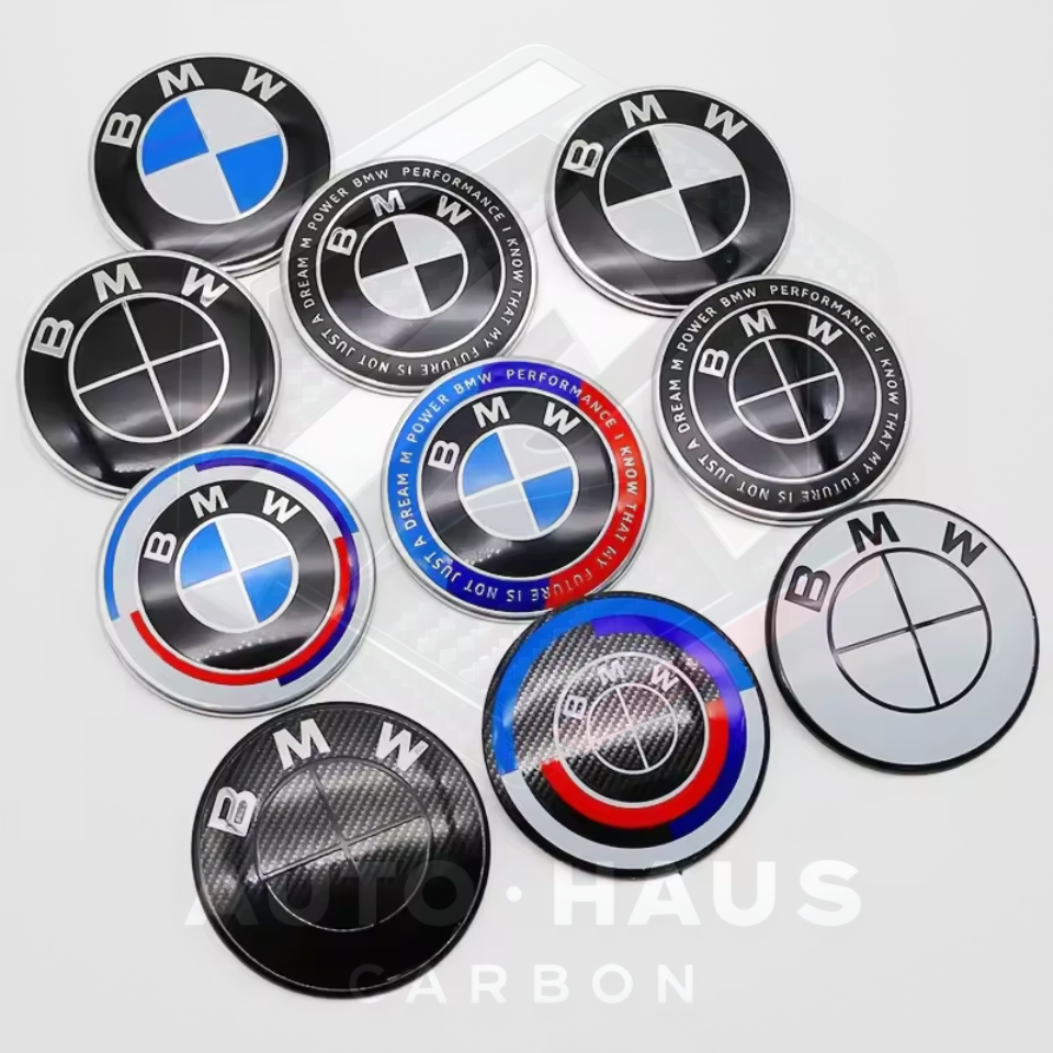 BMW Front or Rear Emblems Multiple Styles and Fitment 82mm or 74mm