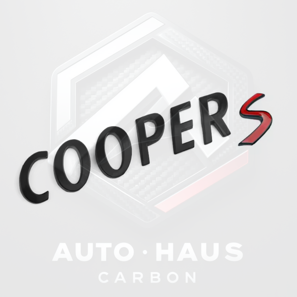 Mini Cooper S Badge - Black
