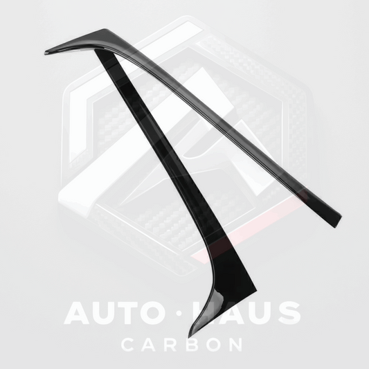 Volkswagen Golf MK7 MK7.5 Gloss Black Rear Window Side Canards 2014-2018