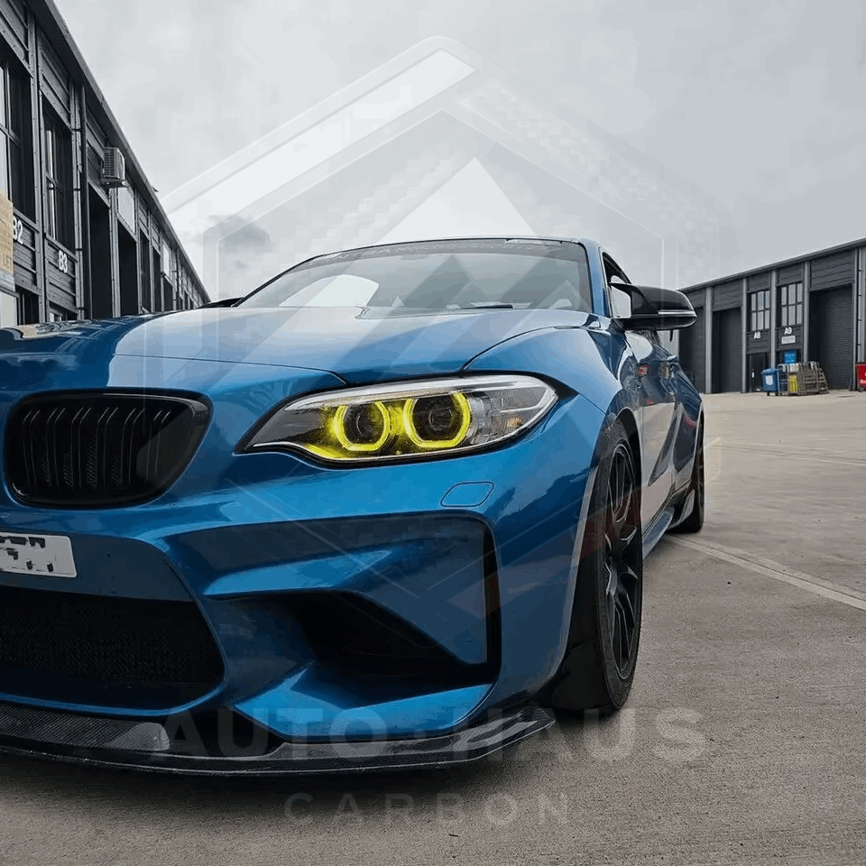 BMW 2 Series F22 F23 F87 Pre LCI 2014-17 Yellow DRL Boards (Xenon Headlights)