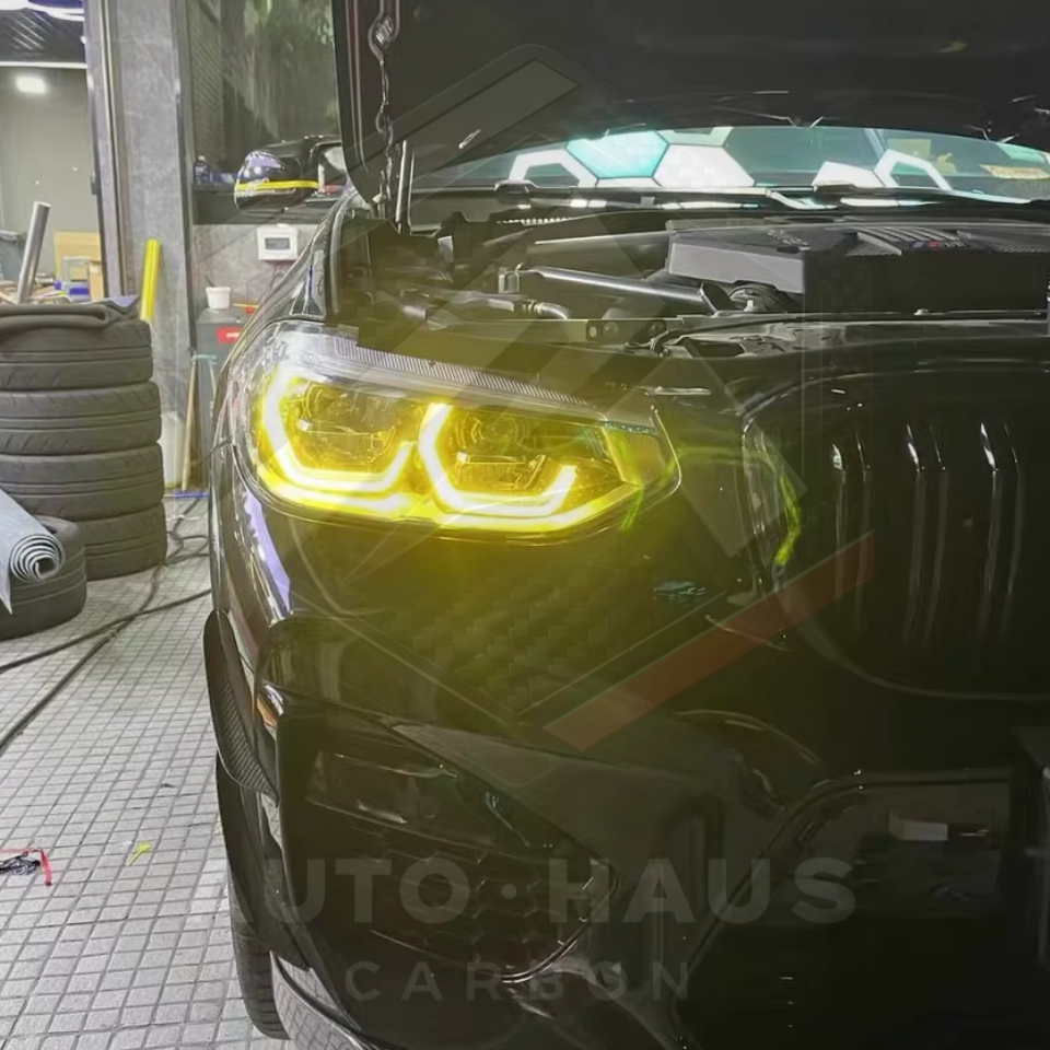 BMW X3 X4 M F97 F98 G01 G02 2017-21 CSL Yellow DRL Boards