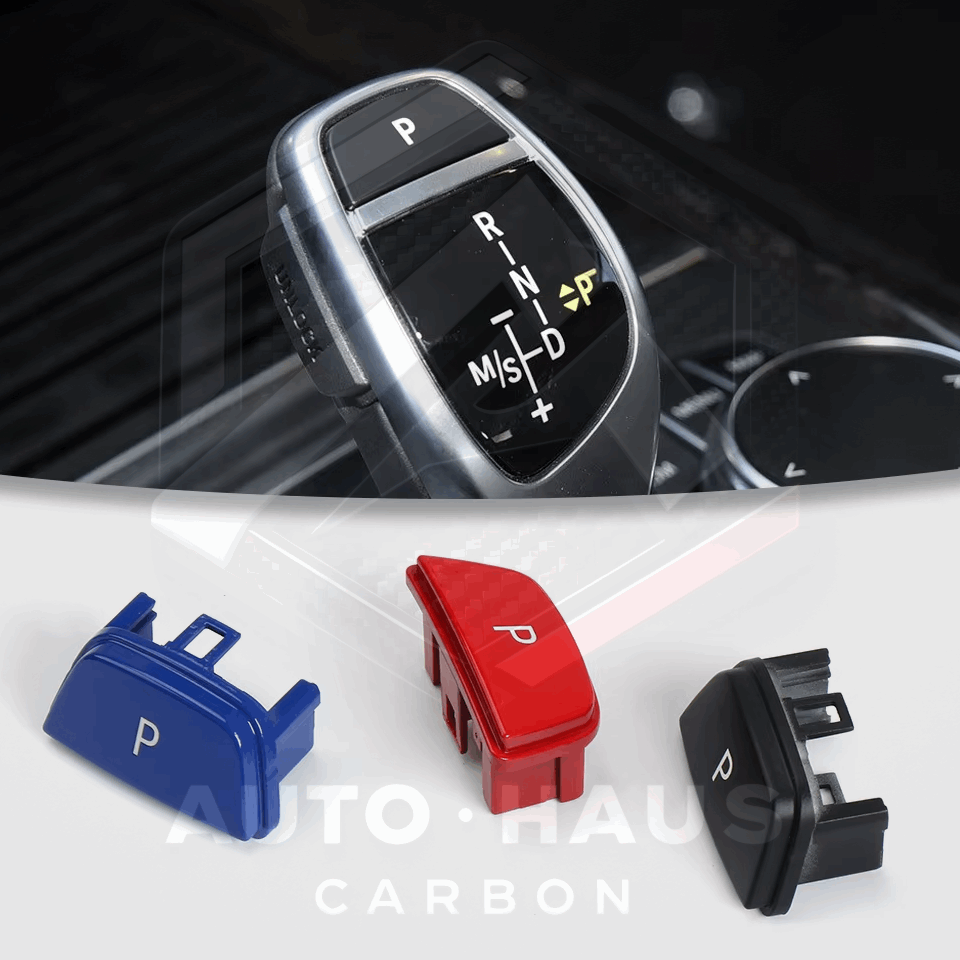 BMW F Series Park Button - Red Black & Blue
