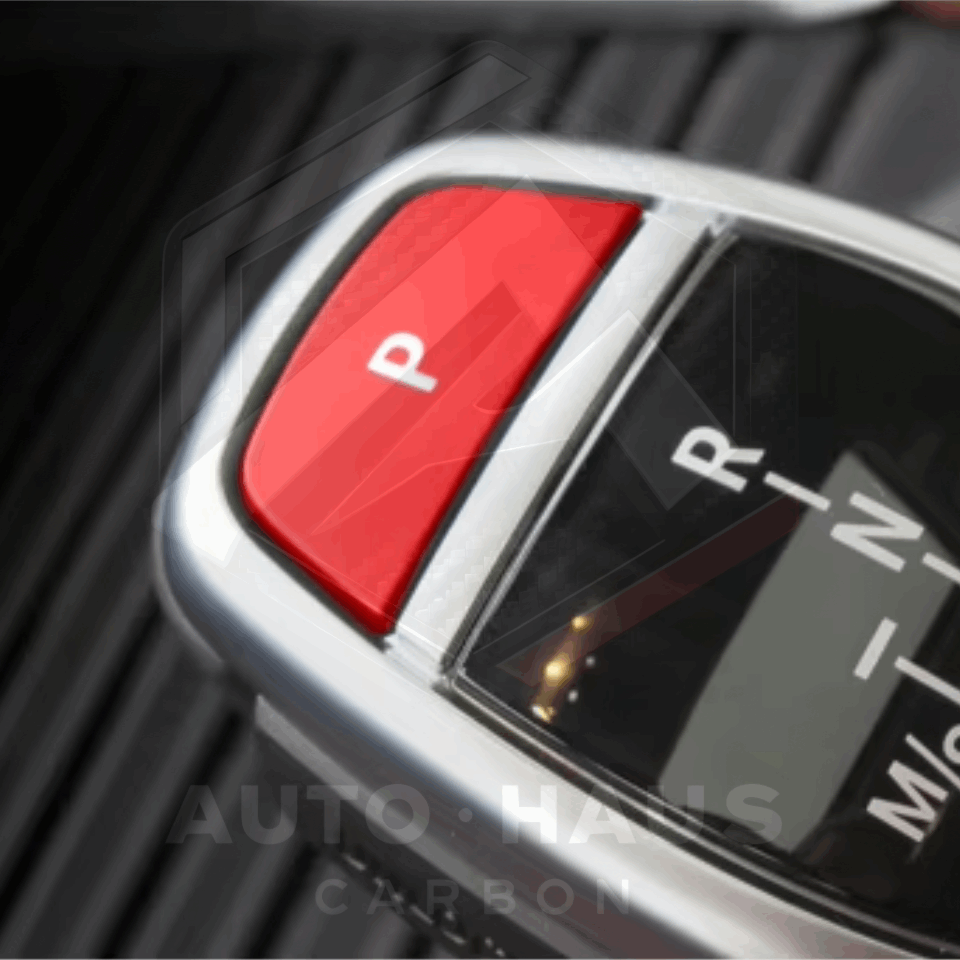 BMW F Series Park Button - Red Black & Blue Red