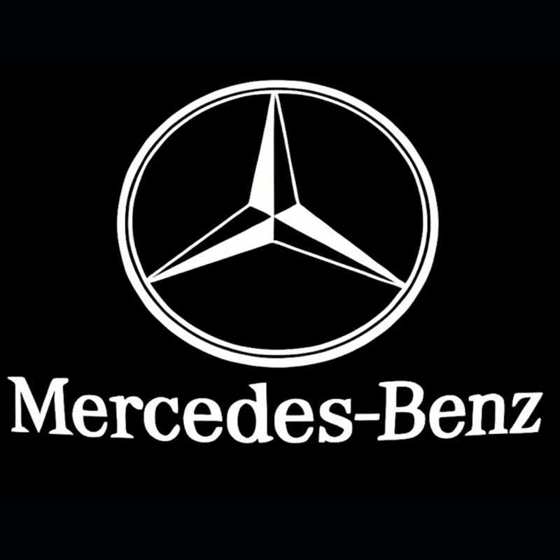 Mercedes Benz HD LED Door Projectors A B C E M G AMG W166 W176 W205 W212 Mercedes Benz