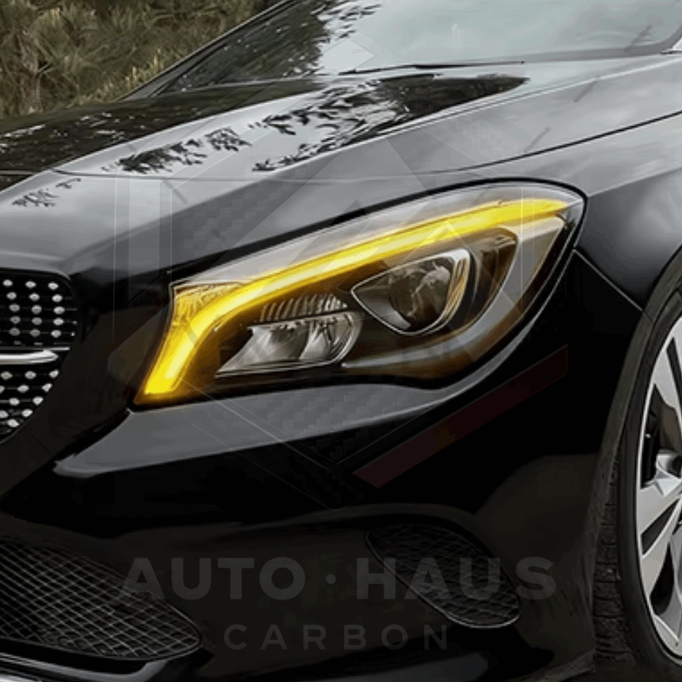 Mercedes A45 CLA45 W176 X/C117 Yellow DRL Boards 2015-2019