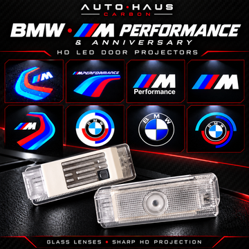 BMW M Performance and anniversary HD LED door projectors overview