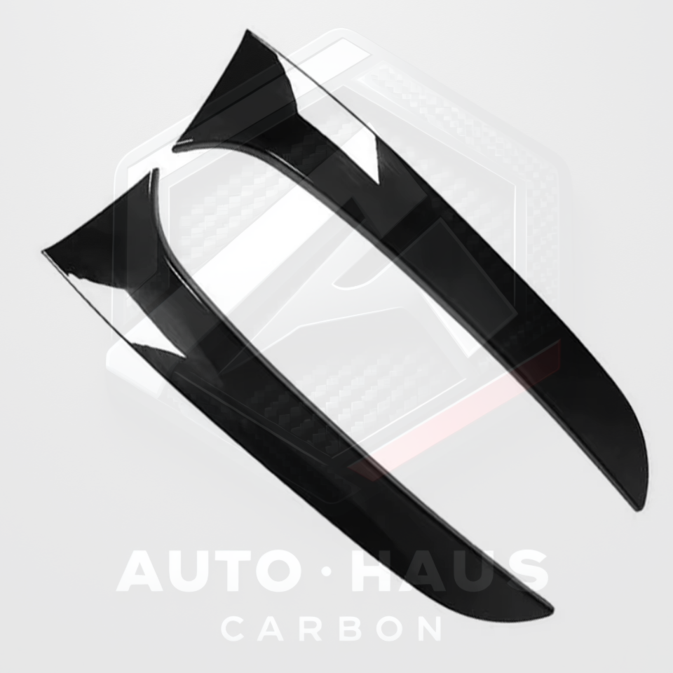 BMW F20 F21 Gloss Black Rear Window Canards / Spoilers