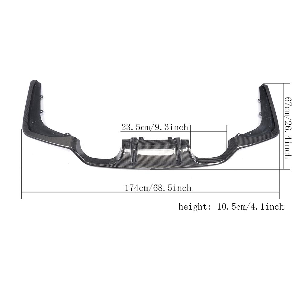 BMW M3 M4 F80 F82 F83 Carbon Fibre Rear Diffuser