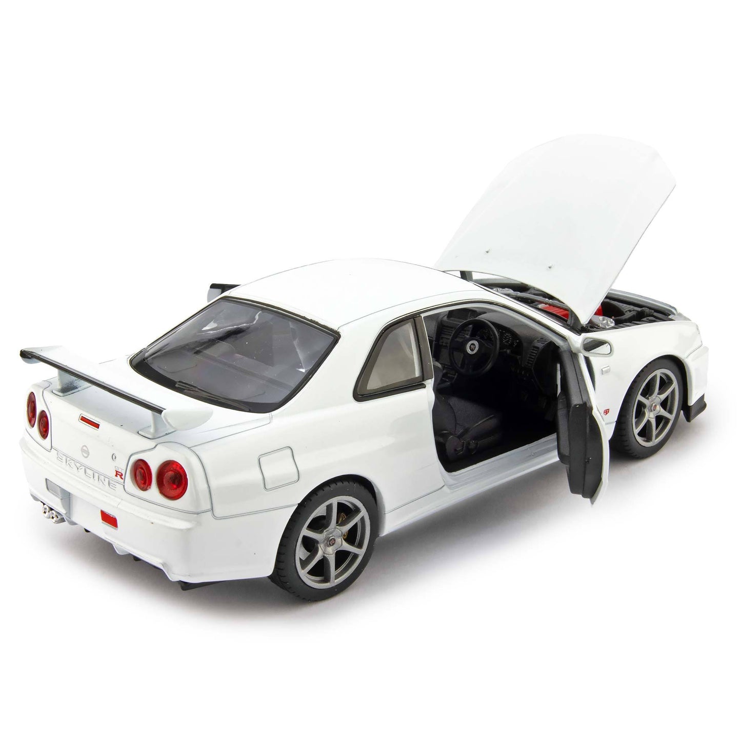 Nissan Skyline GT-R (R34) white - 1:24 Scale