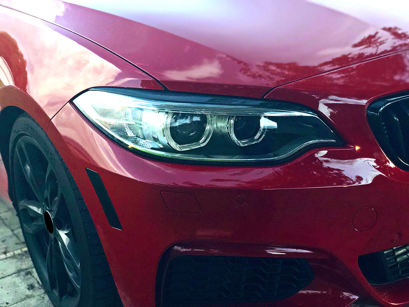 BMW 2 Series F22 F23 F87 M2 Dry Carbon Fibre Eye Lid