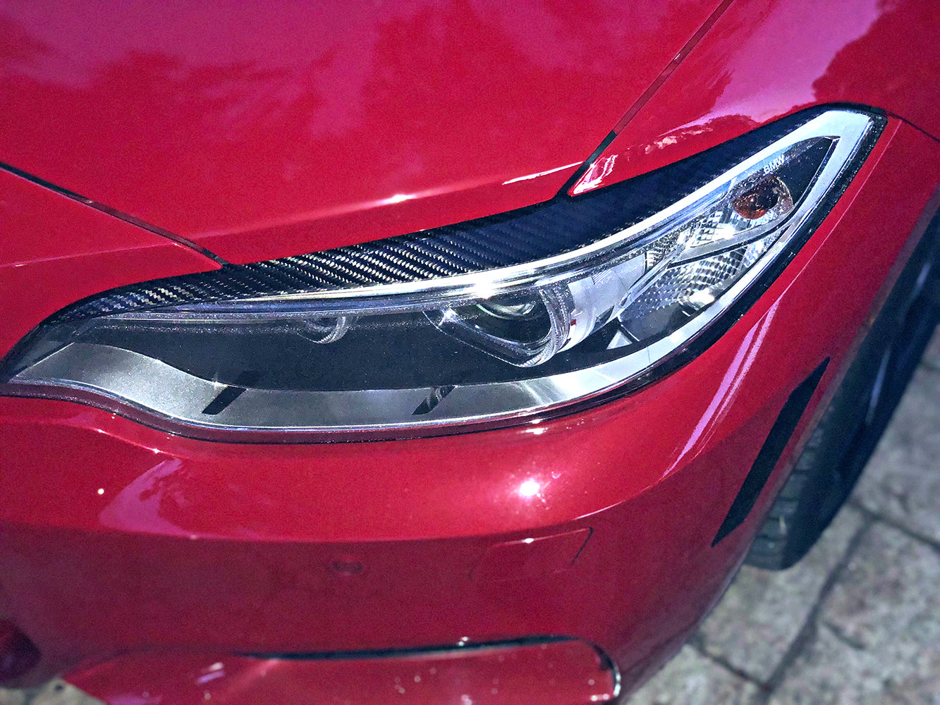 BMW 2 Series F22 F23 F87 M2 Dry Carbon Fibre Eye Lid