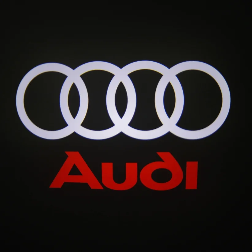 Audi HD LED Door Projectors All Models 2000 onwards Audi Rings