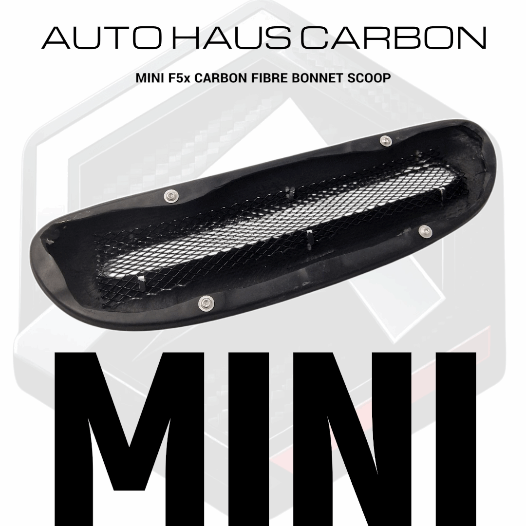 Mini Cooper S One JCW F5x Genuine Carbon Fibre Bonnet Scoop Vented