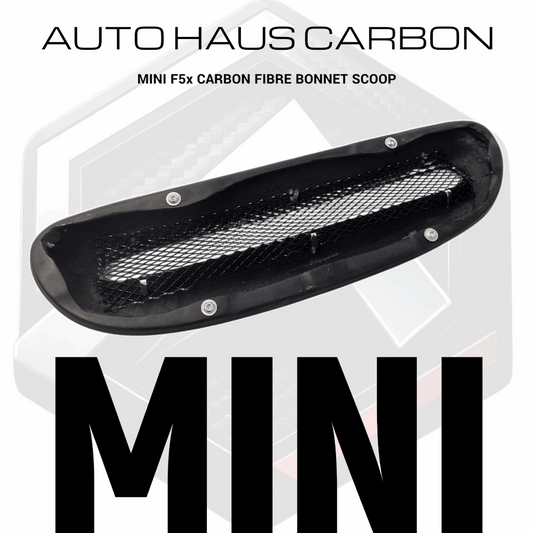 Mini Cooper S One JCW F5x Genuine Carbon Fibre Bonnet Scoop Vented