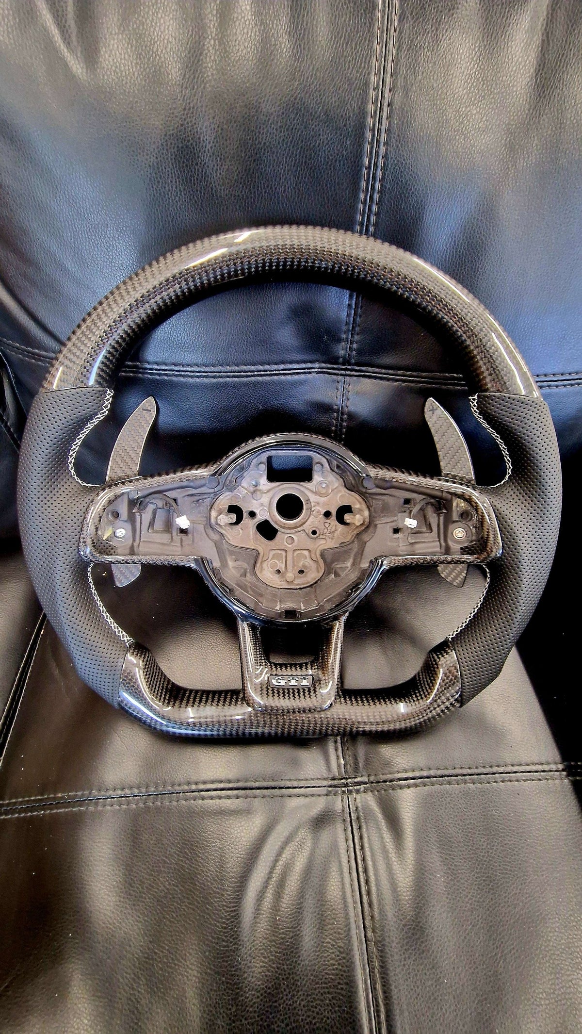 Volkswagen Golf MK7 7.5 Carbon Fibre Flat Bottom Wheel *CLEARANCE*