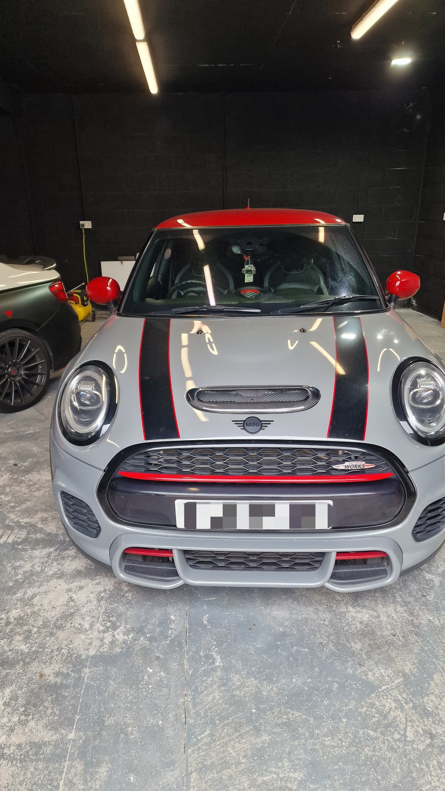 Mini Cooper S One JCW F5x Genuine Carbon Fibre Bonnet Scoop Vented