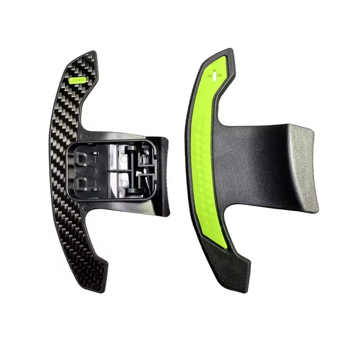 BMW F & G Series G8x M Style Carbon Paddle Shifters Green Carbon