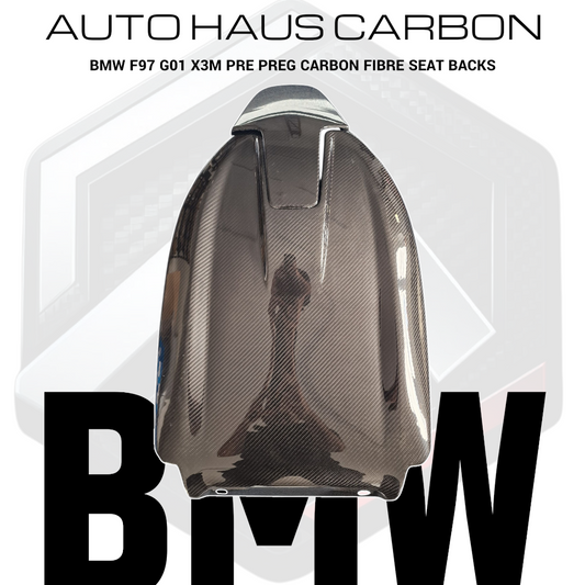 BMW X3M F97 G01 Pre Preg Carbon Fibre Seat Backs
