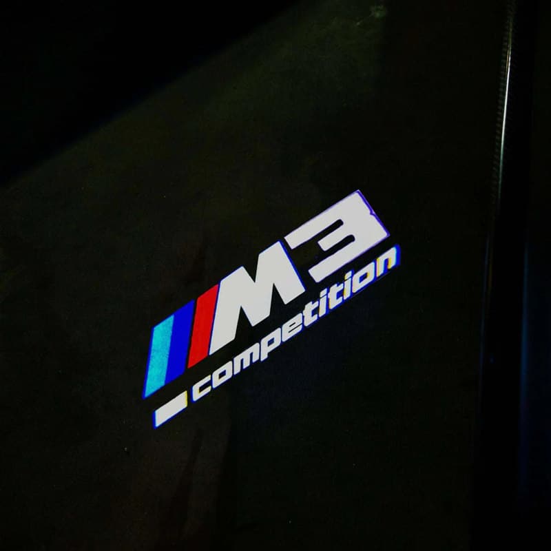 BMW G80/G81/G82/G83 M3/M4 Competition LED Door Projector Puddle Lights M3 Competition