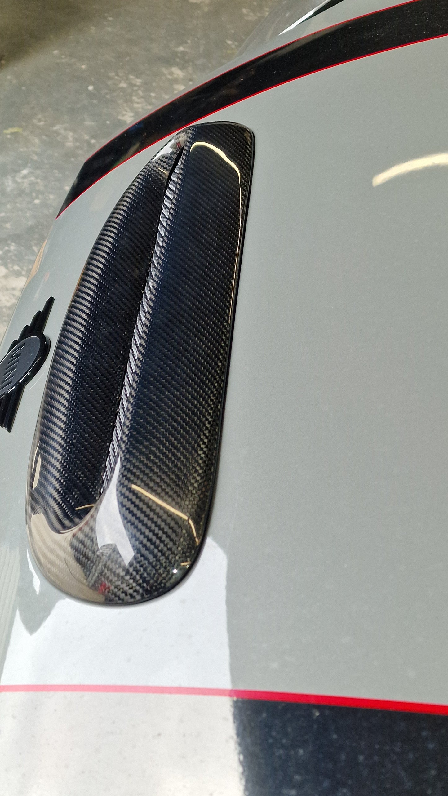 Mini Cooper S One JCW F5x Genuine Carbon Fibre Bonnet Scoop Vented