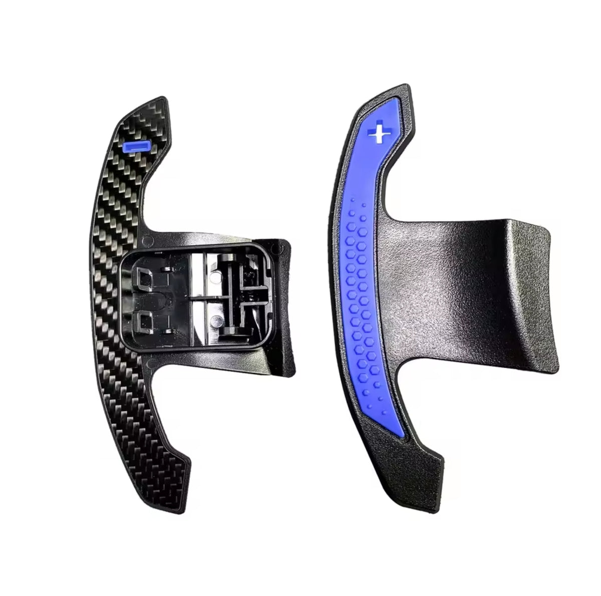 BMW F & G Series G8x M Style Carbon Paddle Shifters Blue Carbon