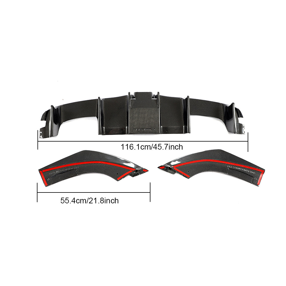 BMW 2 Series F87 M2 Carbon Fibre Rear Diffuser