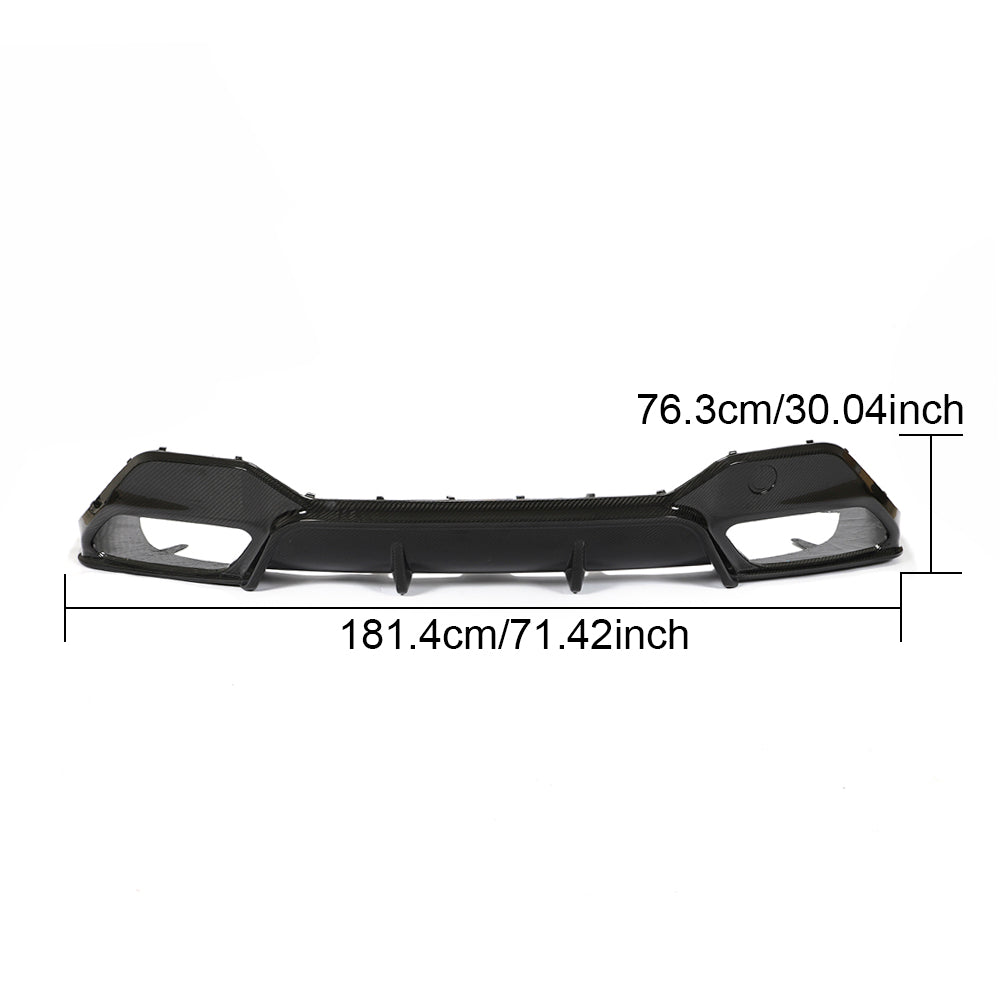 BMW 8 Series G16 Dry Carbon Fibre Rear Diffuser