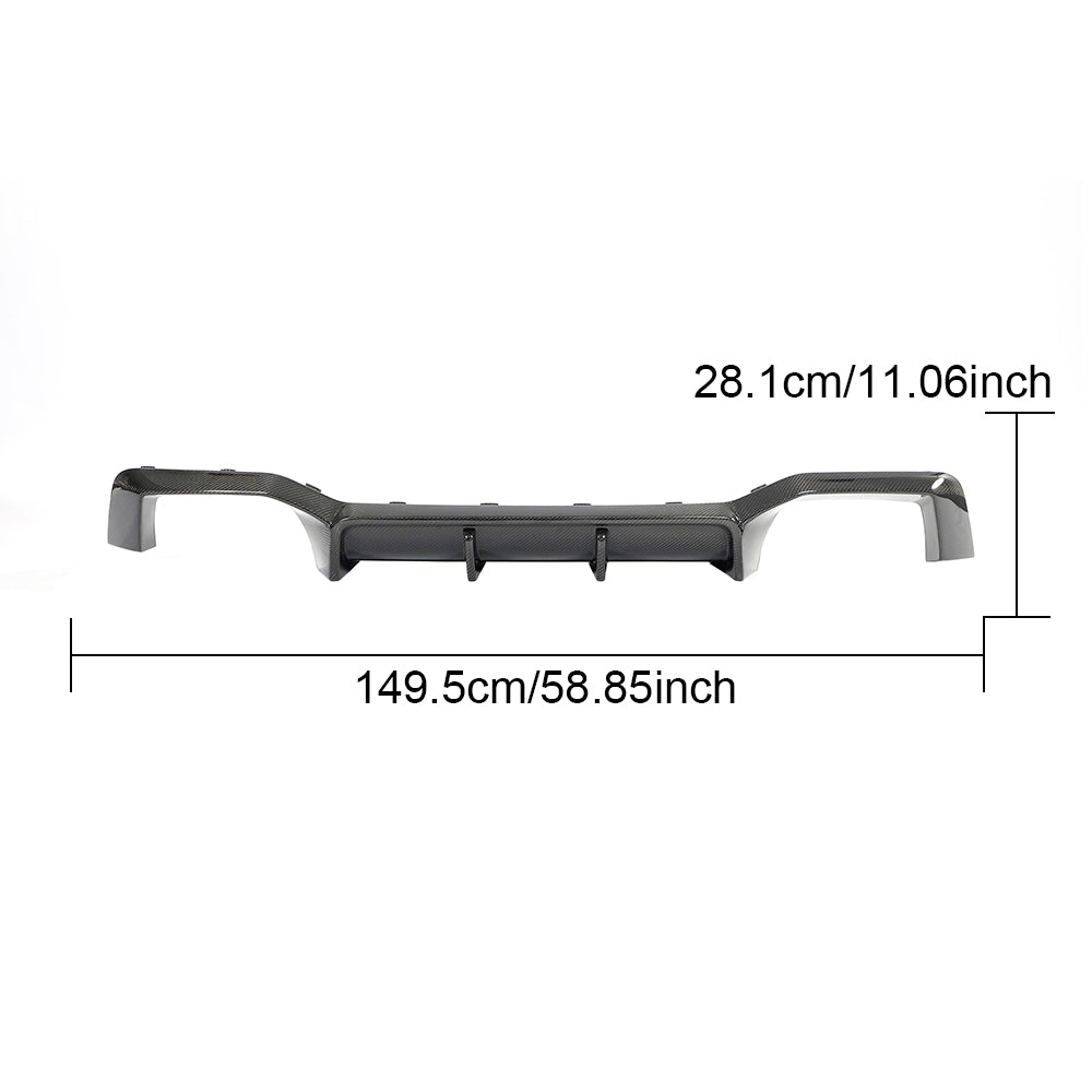 BMW X4M F98 Carbon Fibre Rear Diffuser