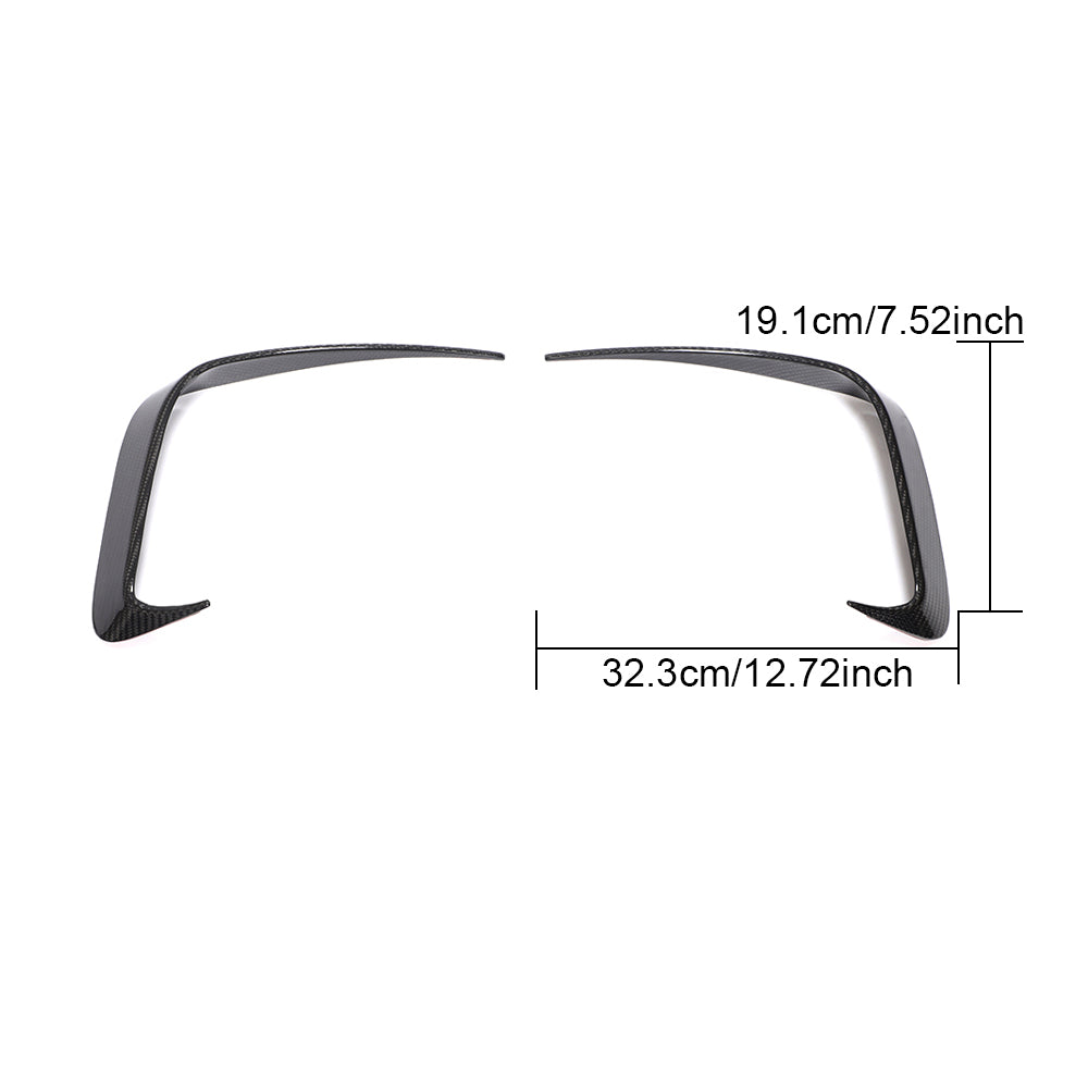 BMW 3 Series G20 G28 M Sport Dry Carbon Fibre Canards
