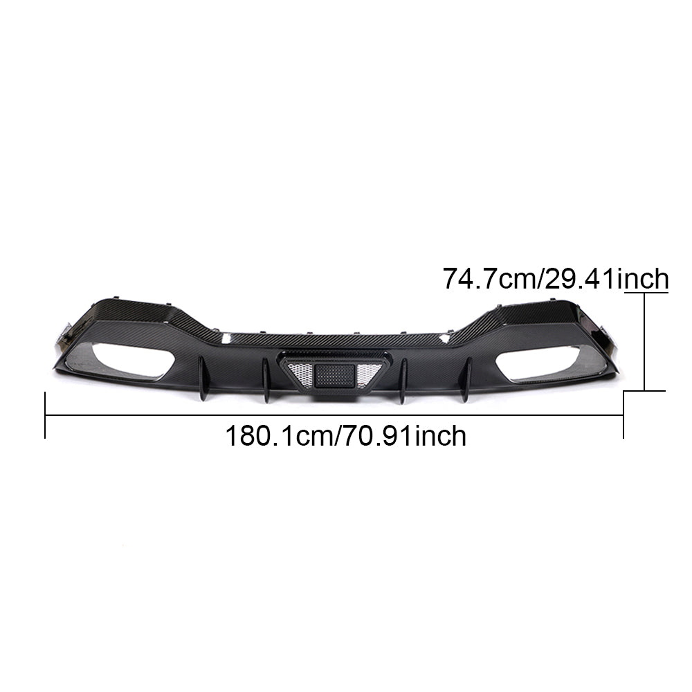 BMW 8 Series G16 M Sport Dry Carbon Fibre Rear Diffuser