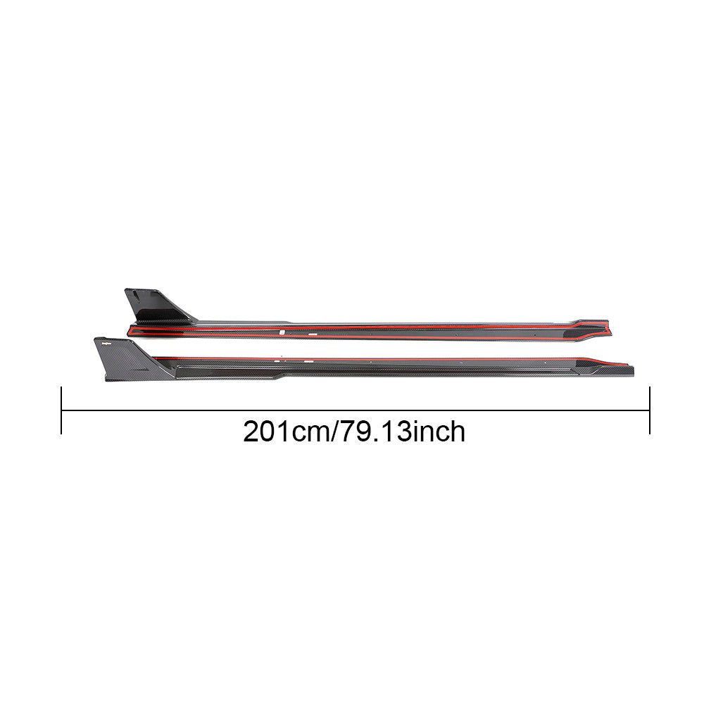 BMW M2 G87 Dry Carbon Fibre Side Skirts