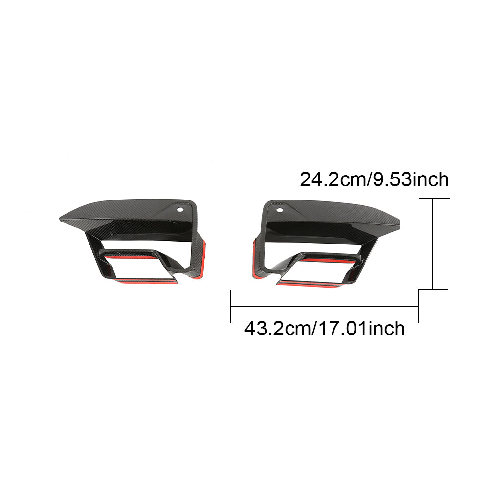 BMW 5 Series F90 M5 Dry Carbon Fibre Fog Lamp Covers