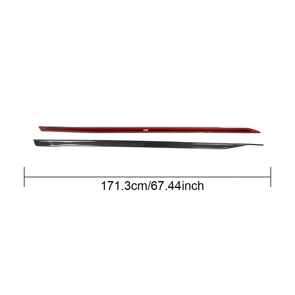 BMW 5 Series G60 M Sport Dry Carbon Fibre Side Skirts