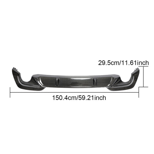 BMW 3 Series G20 G28 M Sport Carbon Fibre Rear Diffuser
