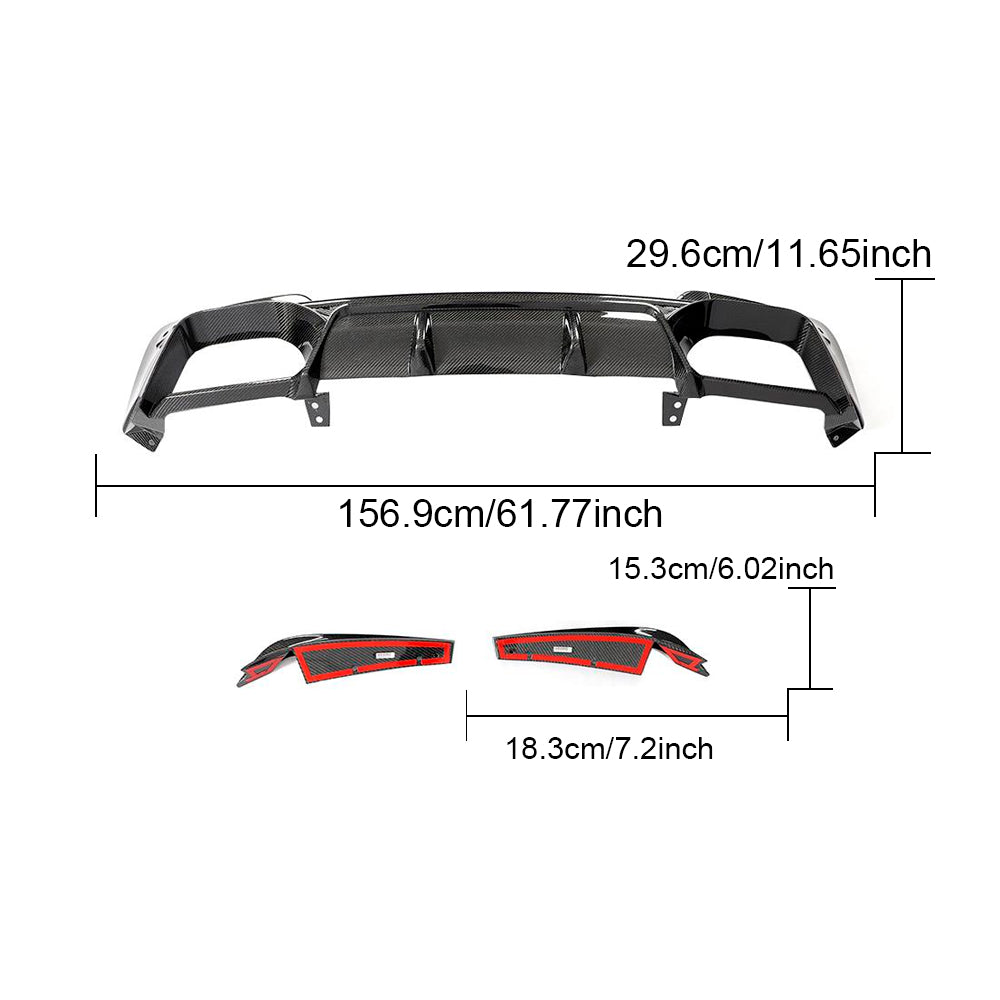 BMW X3 M F97 Carbon Fibre Rear Diffuser