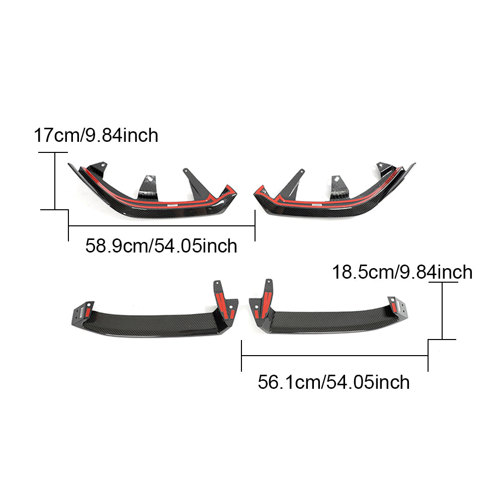BMW 5 Series F90 M5 Dry Carbon Fibre Front Lip