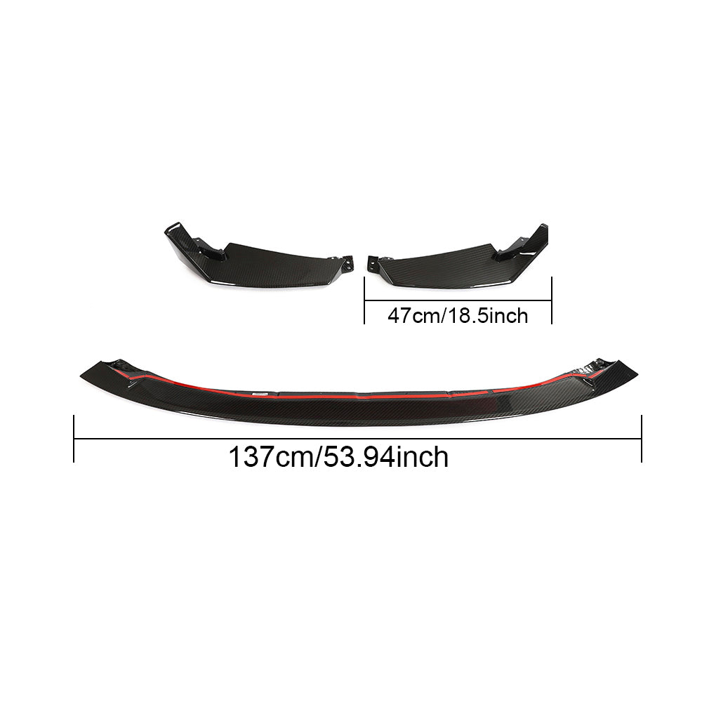BMW M3 M4 G80 G81 G82 G83 Dry Carbon Fibre Front Lip