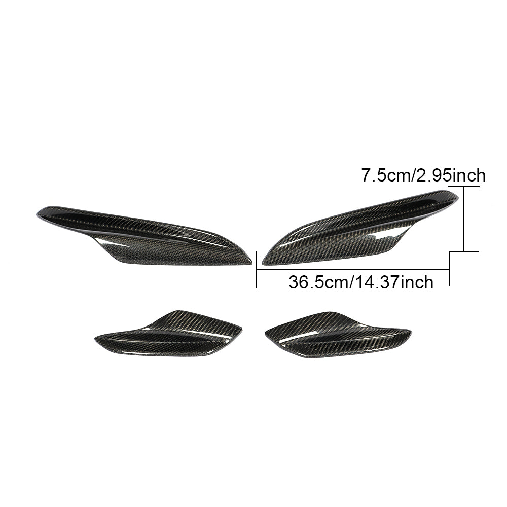 BMW 3 Series E90 E92 E93 M3 Carbon Fibre Canards