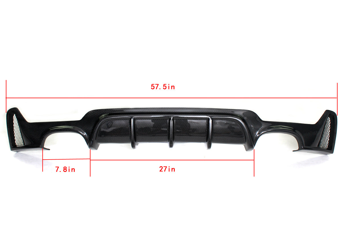 BMW 4 Series F32 F33 F36 M Sport Carbon Fibre Rear Diffuser