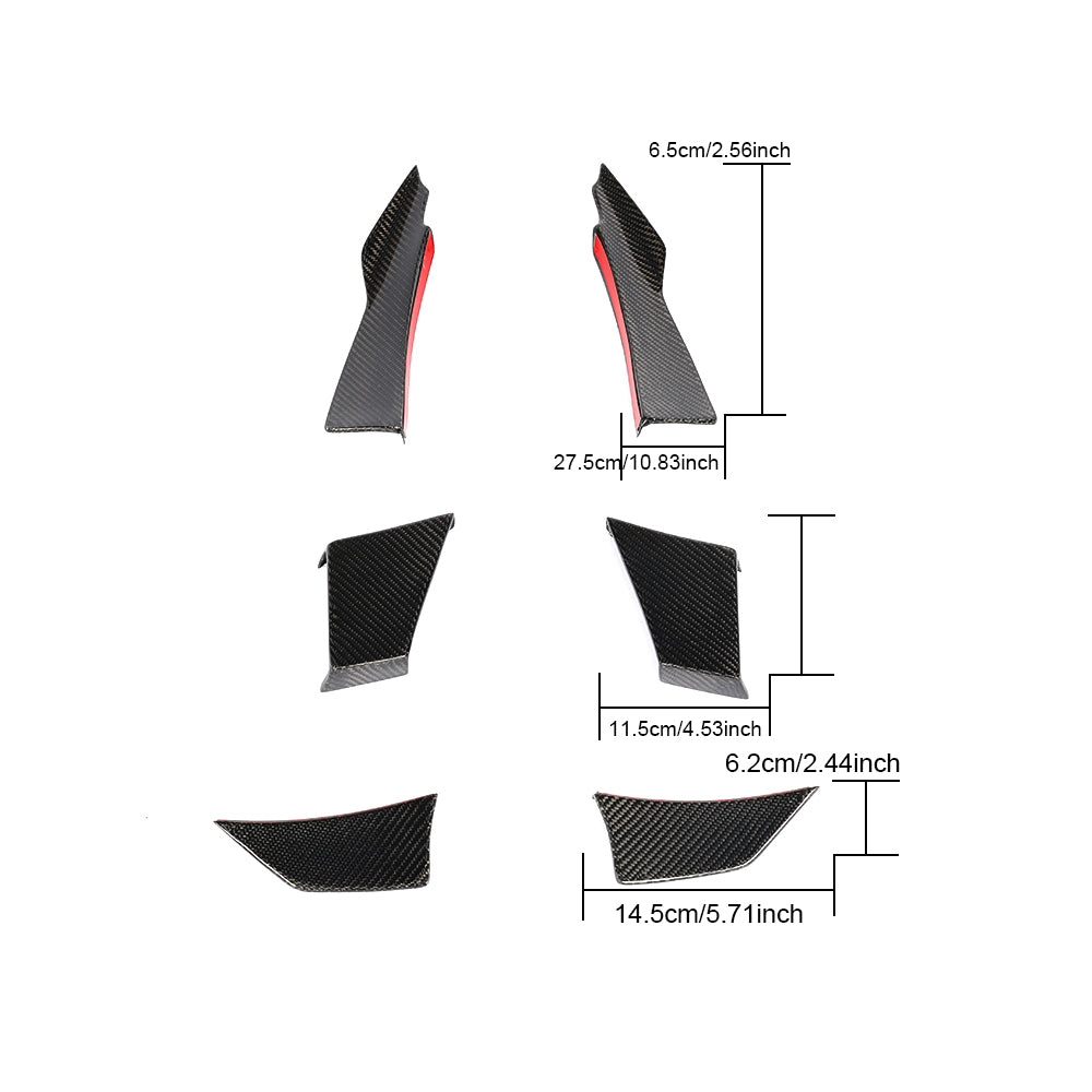 BMW M3 M4 F80 F82 F83 Carbon Fibre Canards
