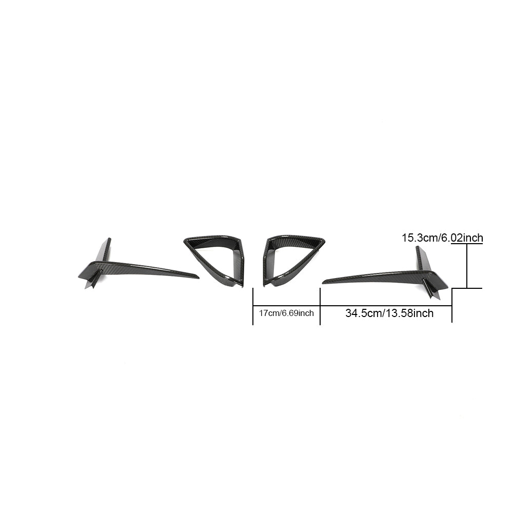 BMW 8 Series G14 G15 G16 M Sport Dry Carbon Fibre Vents