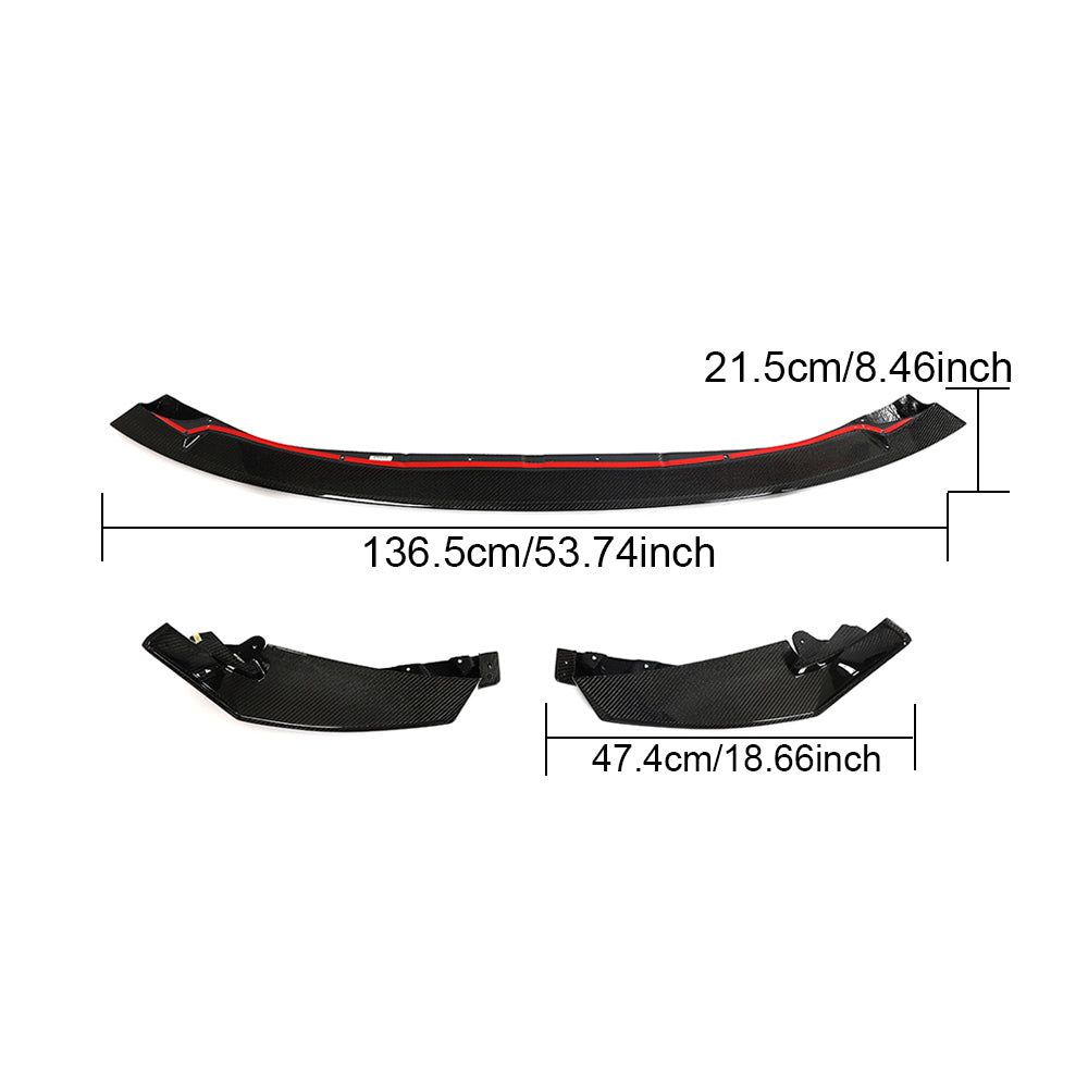 BMW M3 M4 G80 G81 G82 G83 Carbon Fibre Front Lip
