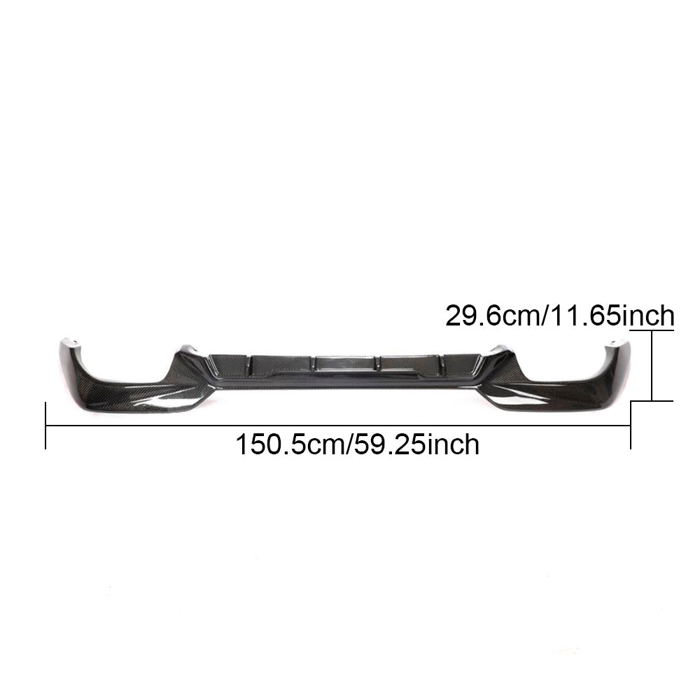 BMW 3 Series G20 G28 Carbon Fibre Rear Diffuser