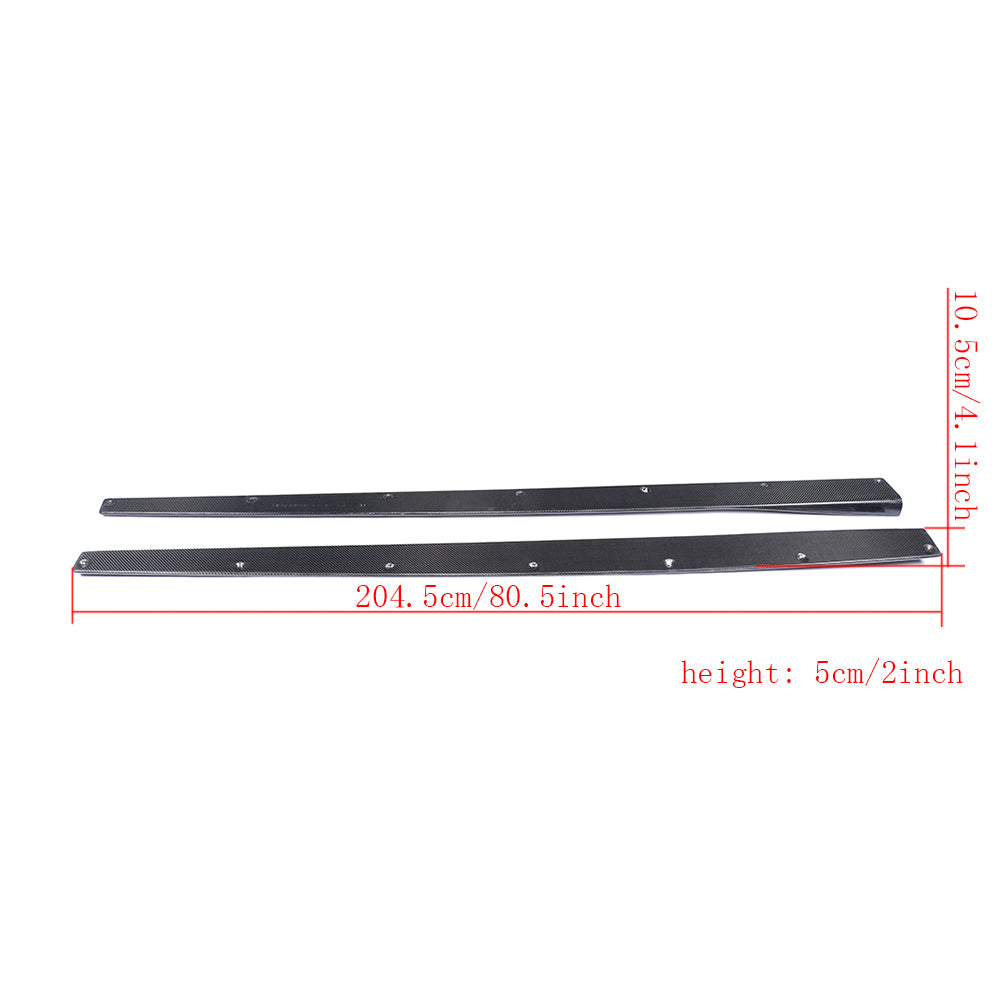 BMW M4 F82 F83 Carbon Fibre Side Skirts