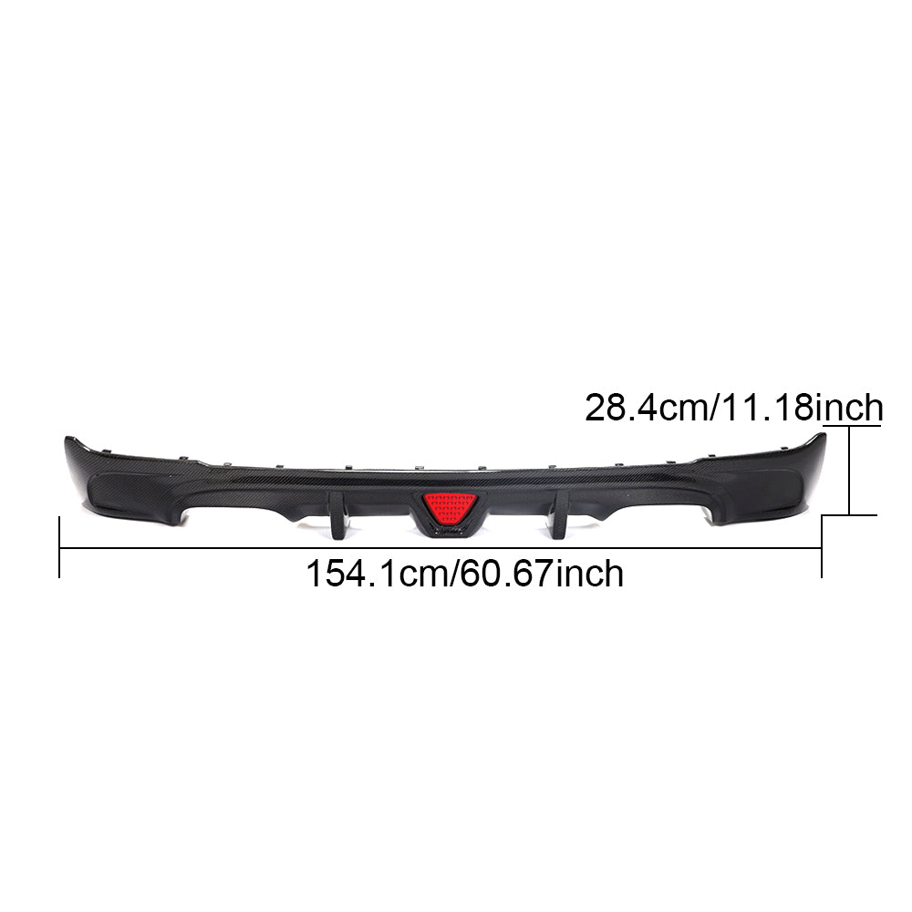 BMW 2 Series F22 M Sport Carbon Fibre Rear Diffuser