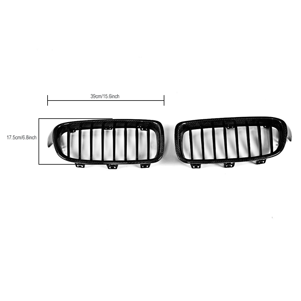 BMW 3 Series F30 F35 Carbon Fibre+Abs Plastic Grill