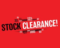CLEARANCE SALE